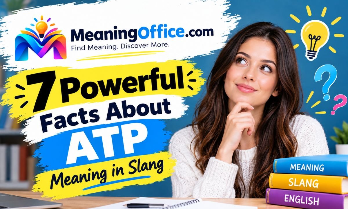 7 Powerful Facts About ATP Meaning in Slang