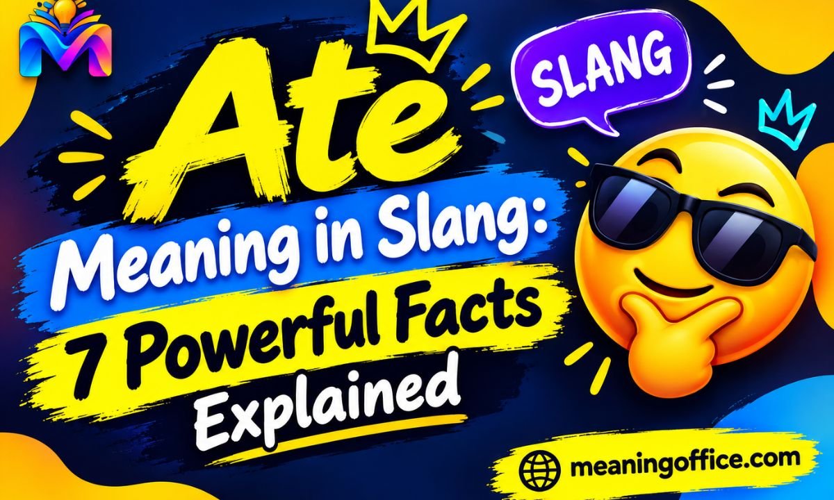Ate Meaning in Slang: 7 Powerful Facts Explained
