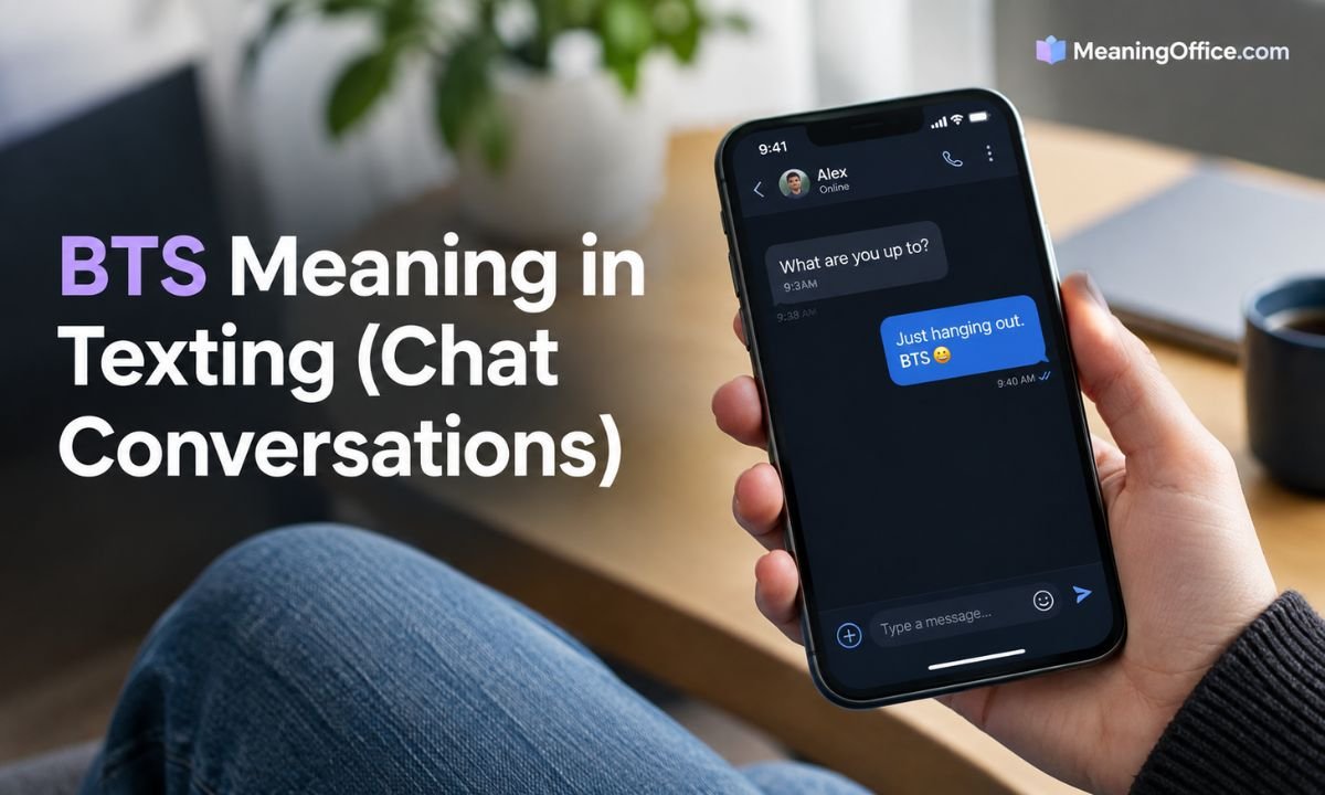 BTS Meaning in Texting (Chat Conversations)
