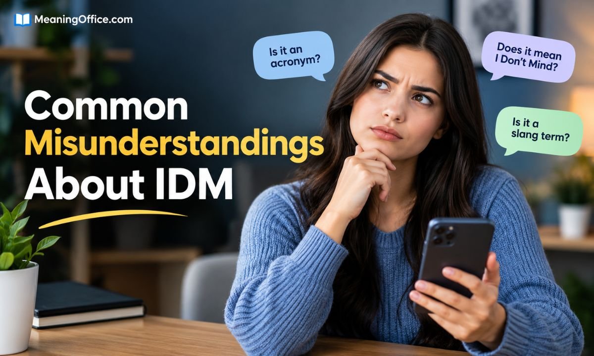 Common Misunderstandings About IDM