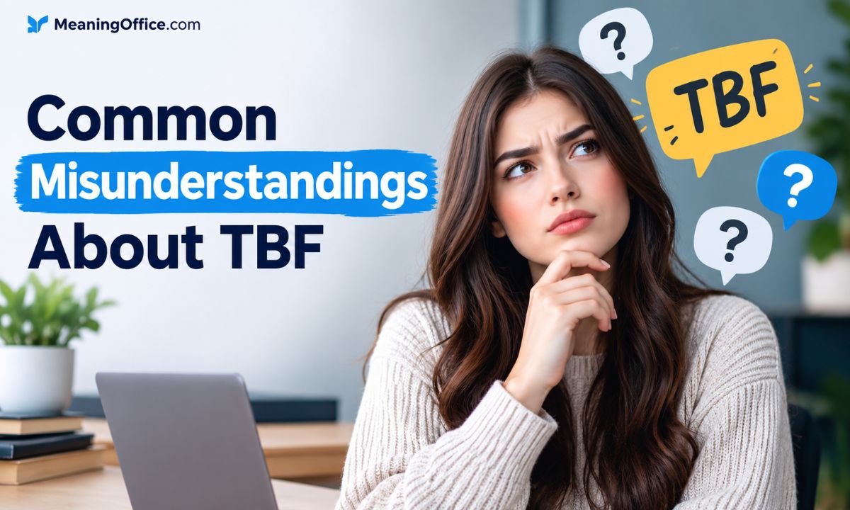 Common Misunderstandings About TBF