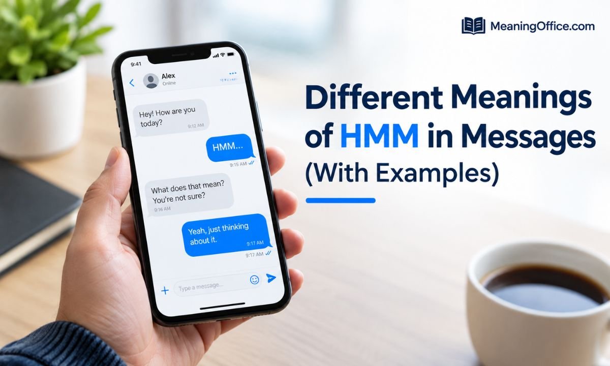 Different Meanings of HMM in Messages (With Examples)