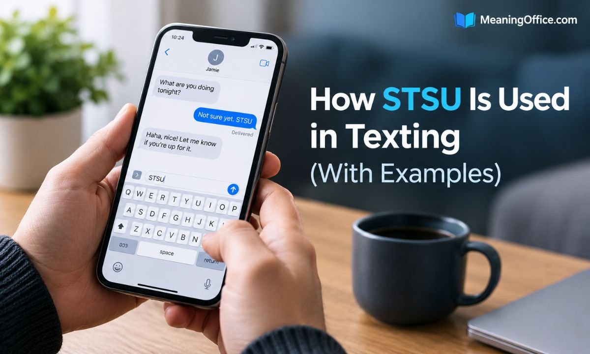 How STSU Is Used in Texting (With Examples)