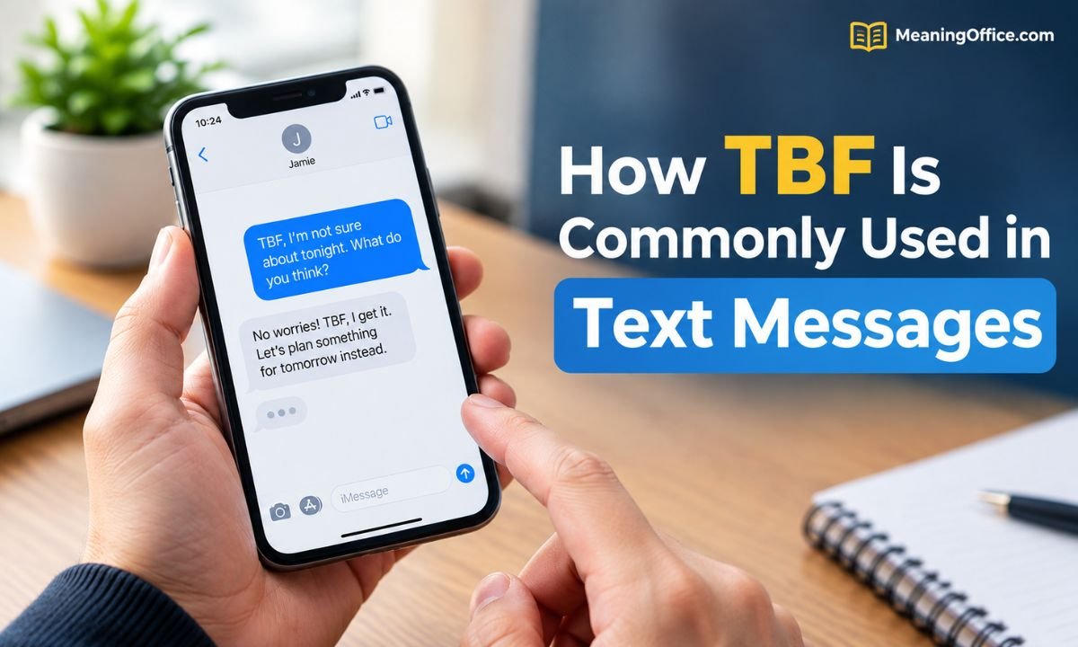 How TBF Is Commonly Used in Text Messages