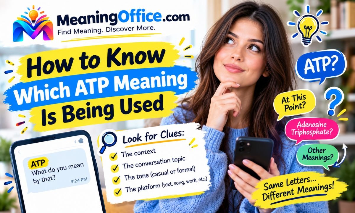 How to Know Which ATP Meaning Is Being Used
