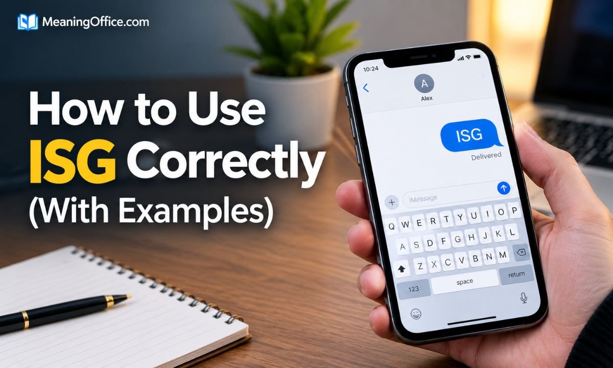 How to Use ISG Correctly (With Examples)