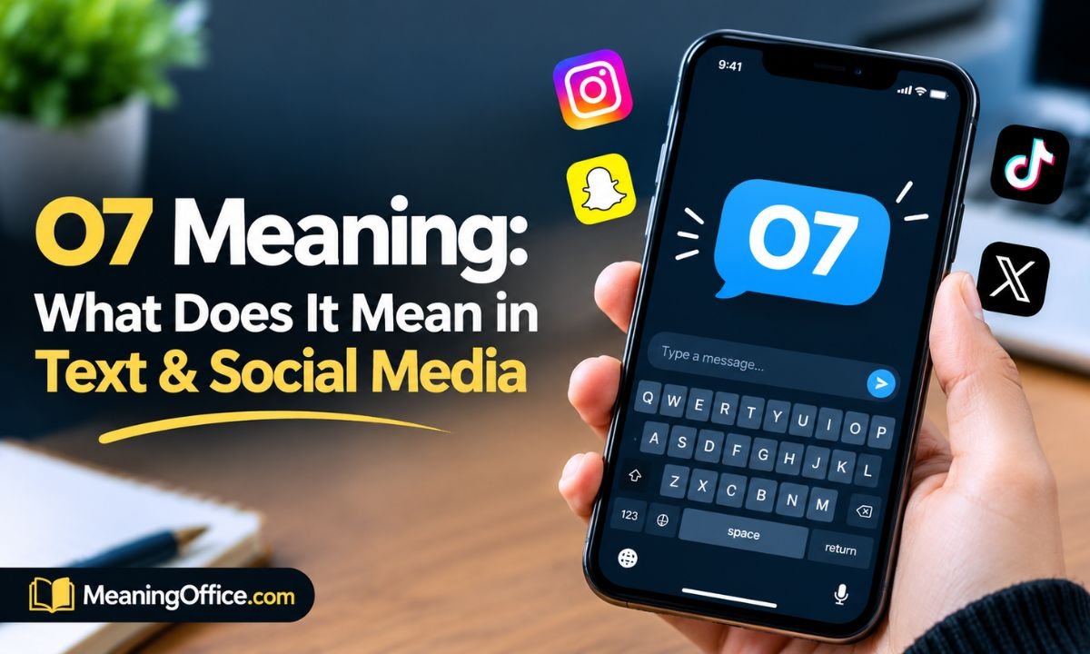O7 Meaning: What Does It Mean in Text & Social Media
