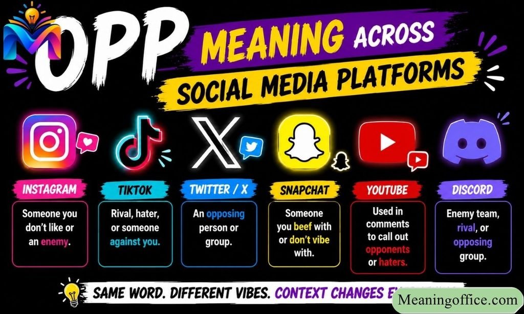 Opp Meaning Across Social Media Platforms
