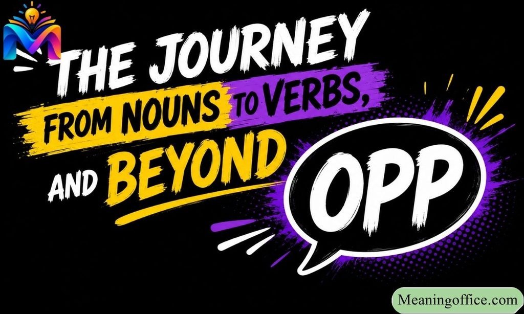 The Journey from Nouns to Verbs, and Beyond