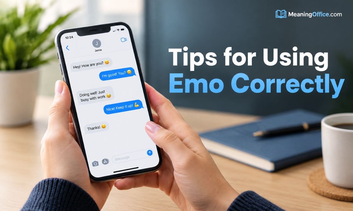 Tips for Using Emo Correctly