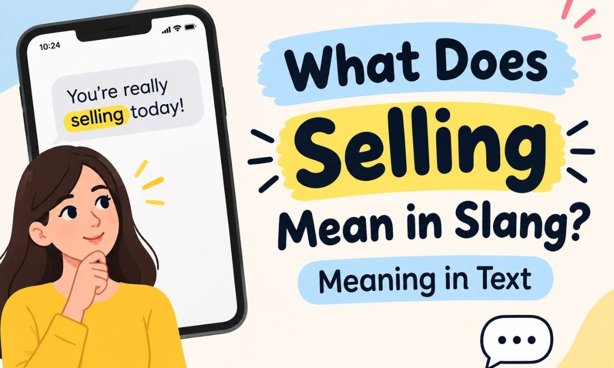 What Does Selling Mean in Slang Meaning in Text?
