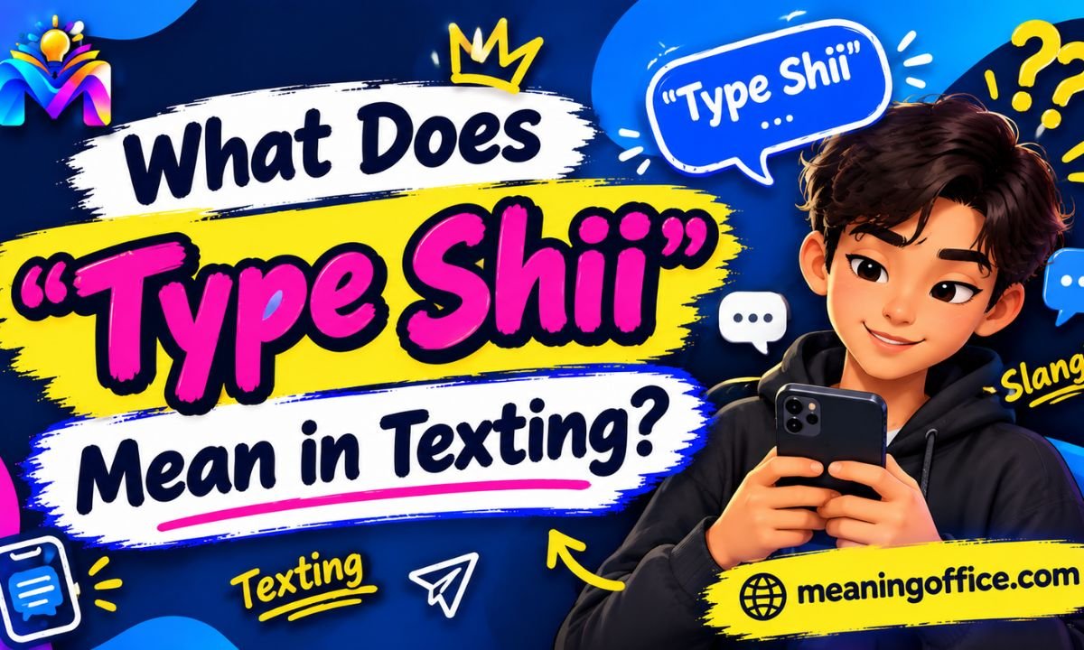 What Does "Type Shii" Mean in Texting?