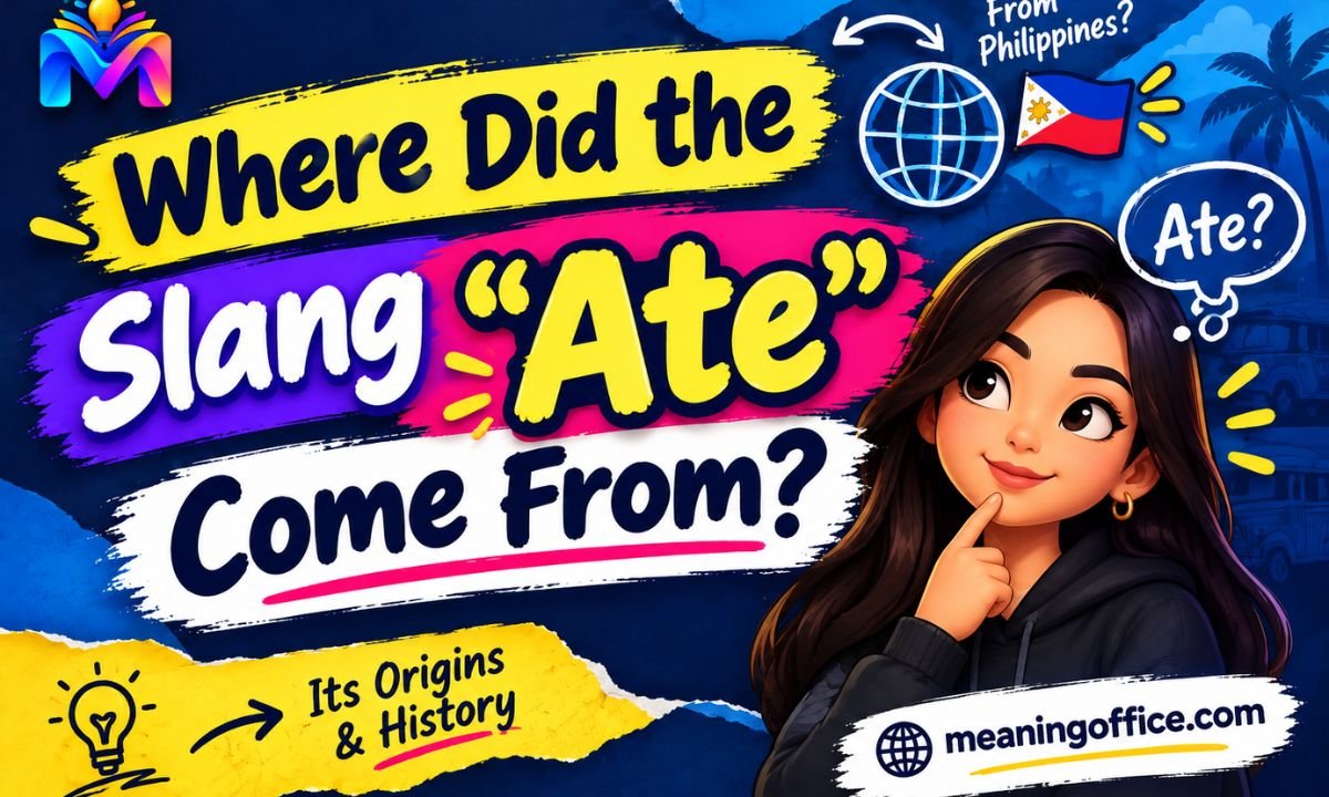 Where Did the Slang "Ate" Come From?