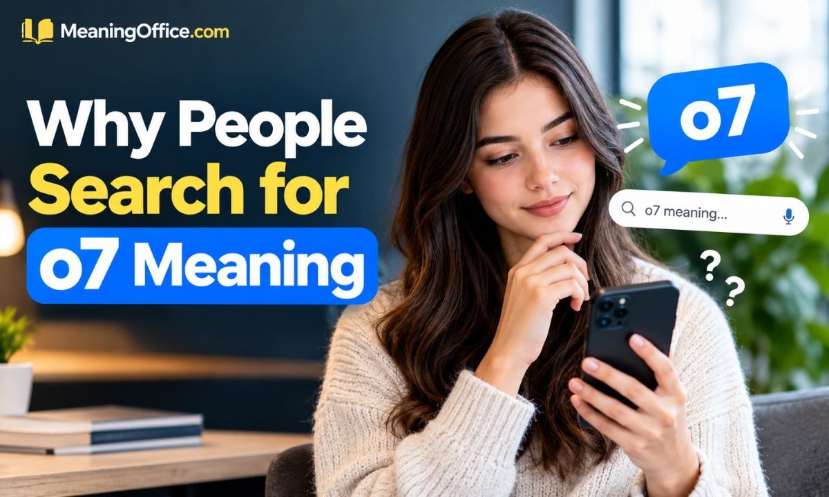 Why People Search for o7 Meaning