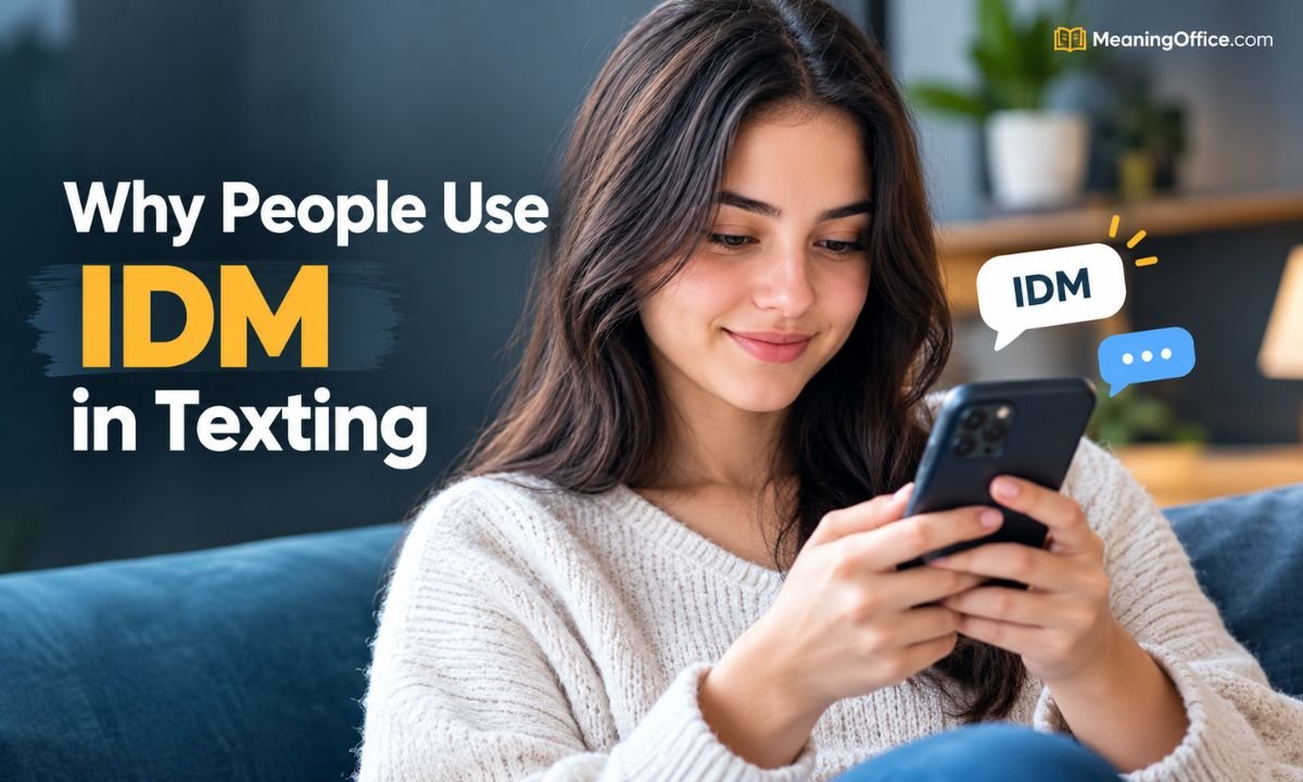 Why People Use IDM in Texting