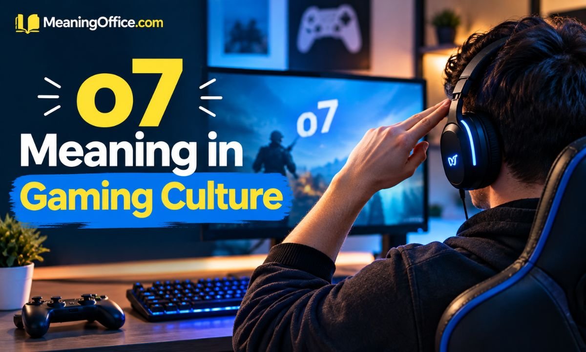 o7 Meaning in Gaming Culture