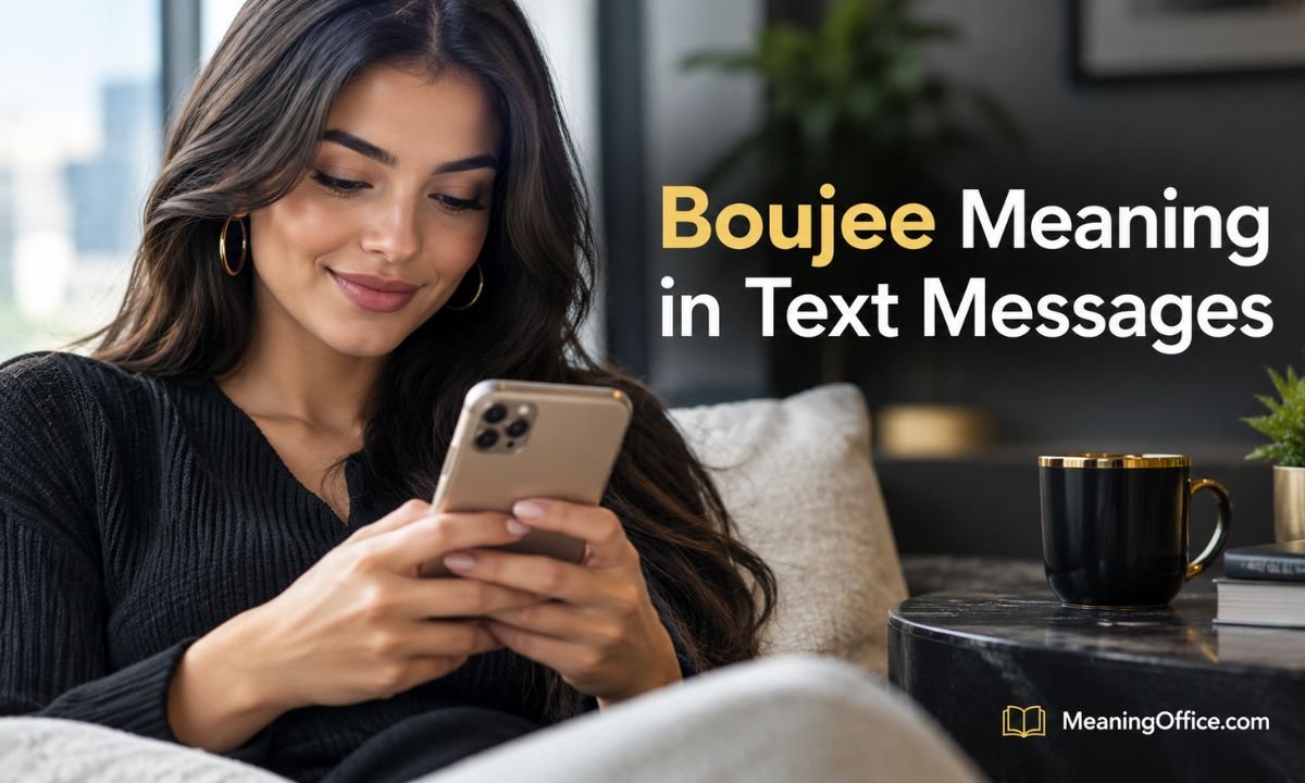 Boujee Meaning in Text Messages