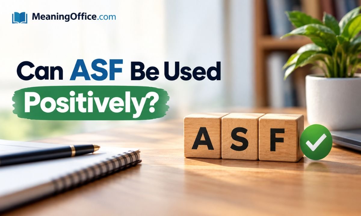 Can ASF Be Used Positively?