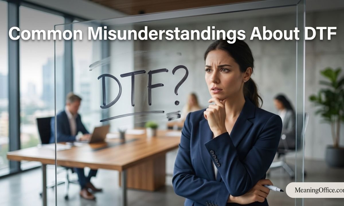 Common Misunderstandings About DTF