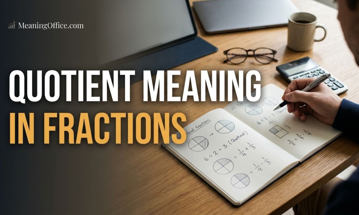 Quotient Meaning in Fractions
