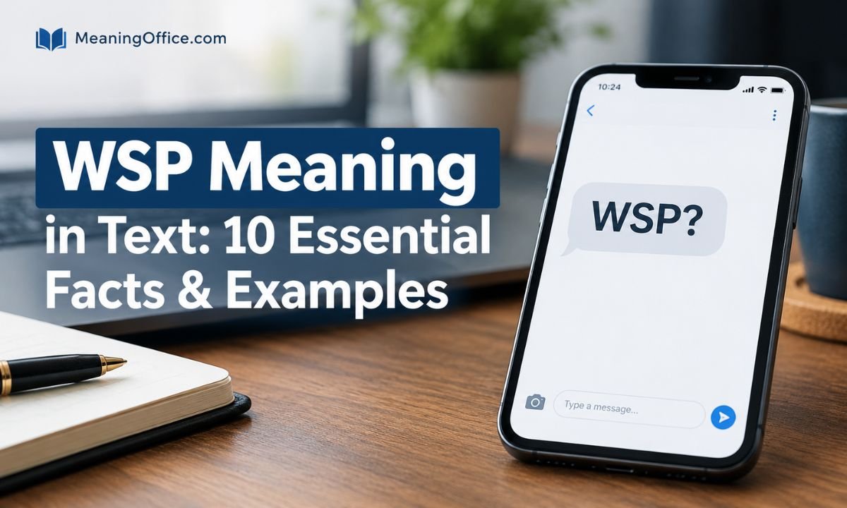 WSP Meaning in Text: 10 Essential Facts & Examples