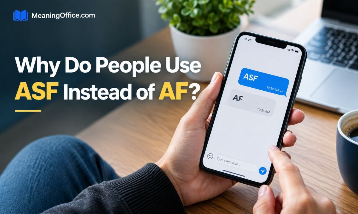 Why Do People Use ASF Instead of AF?
